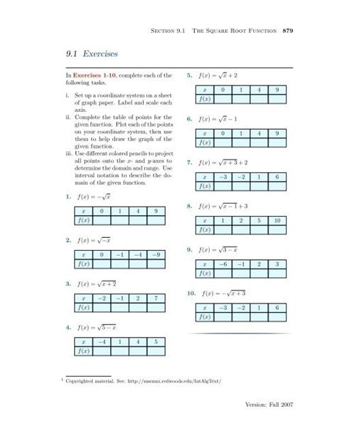 Chapter 9: Exercises with Answers