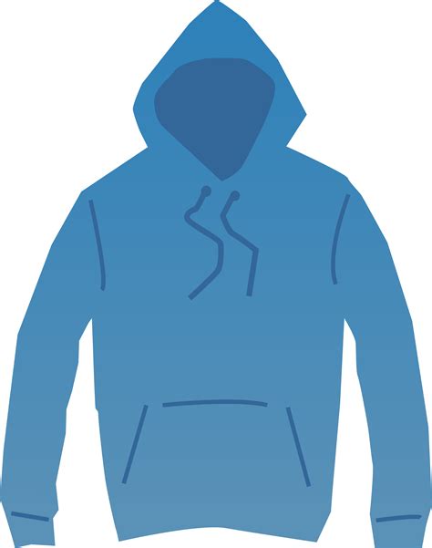 Clipart - Blue hoodie