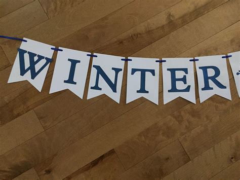 Winter Wonderland banner winter Home decor Winter Wonderland - Etsy Nederland