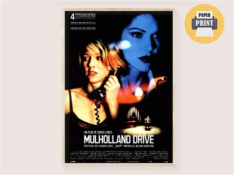 Mulholland Drive Movie Poster David Lynch Hollywood Film Art Print Neo ...