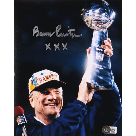 Barry Switzer Signed Cowboys 8x10 Photo Inscribed "XXX" (Beckett ...