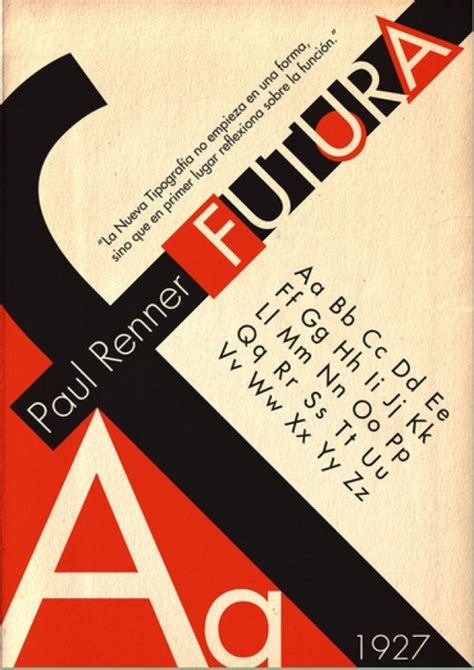 Paul Renner, creador de la tipografía Futura | Typographic poster ...