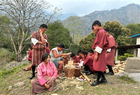 Bamboo Breeze: Sonamthang Central School Pioneers Solar Bamboo Fan Project | The Bhutan Live