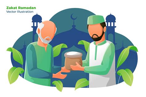 Zakat Ramadan - Vector Illustration | Illustrations ~ Creative Market