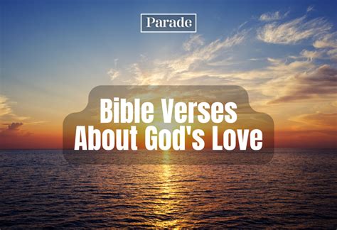 50 Bible Verses About God's Love - Parade