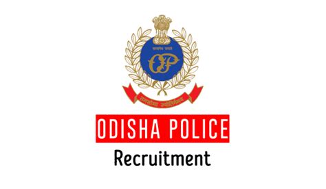 Odisha Police Recruitment 2024-Apply Online Job Vacancies July 2024