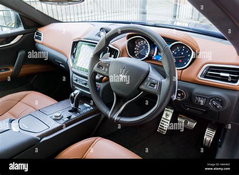 Hong Kong, China Oct 5, 2016 : Maserati Ghibli S Interior on Oct 5 Stock Photo: 127039533 - Alamy