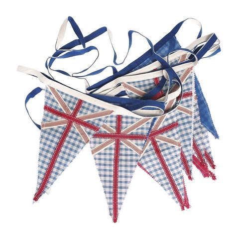 Vintage Union Jack Fabric Bunting | Nähen, On its way, Britisch