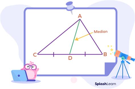 Median of Triangle: Definitions, Formula, Properties, Examples