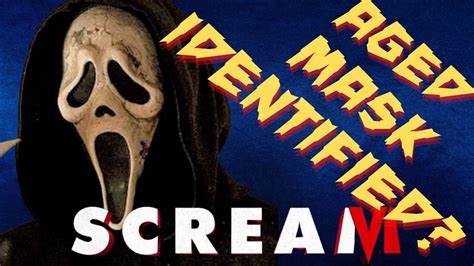 SCREAM 6 NEWS **THE AGED GHOSTFACE MASK IDENTIFIED?** - YouTube