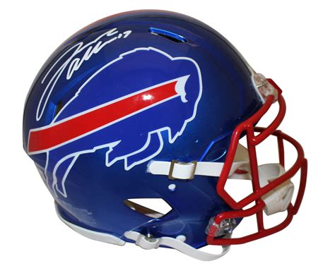 Josh Allen Autographed Buffalo Bills Authentic Flash Helmet Beckett ...