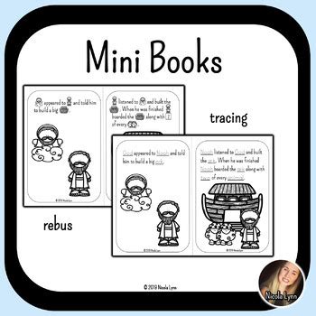 Noah's Ark Mini Book by Nicola Lynn | Teachers Pay Teachers