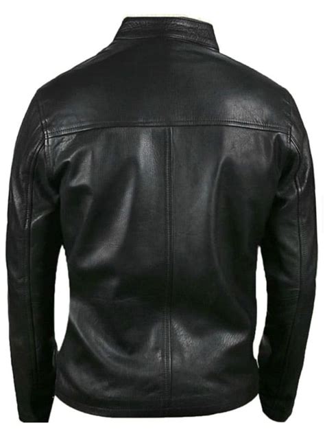 Steve McQueen Le Mans Leather Black Jacket