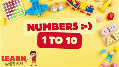 Counting 1-10 Song I Number Songs for Children - YouTube