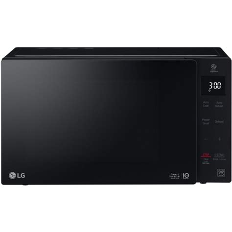 LG 0.9 Cu. Ft. NeoChef Countertop Microwave in Black Stainless Steel ...