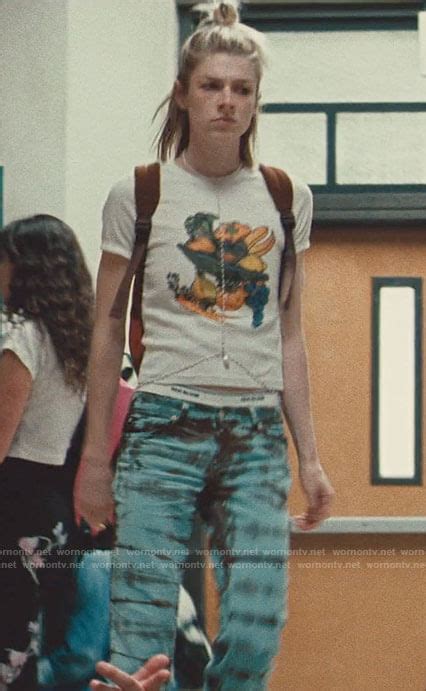 WornOnTV: Jules’s fruit & vegetable t-shirt on Euphoria | Hunter ...