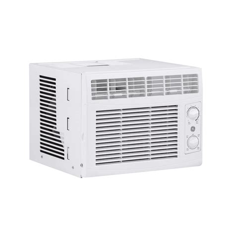 GE Window Air Conditioner Unit, 5,000 BTU for Small Rooms up to 150 sq ft. with Manual ...