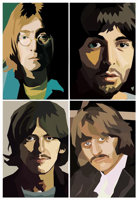 Did a digital art of the Beatles White Album Portraits (hope you enjoy ...