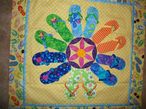 How To Hand Quilt: Summer is for Flip Flops (Quilt)