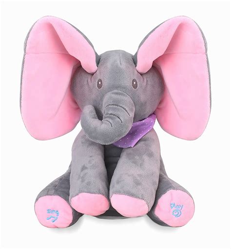 Peekaboo Elephant Plush Toy - BlackFriday Deal at checkout