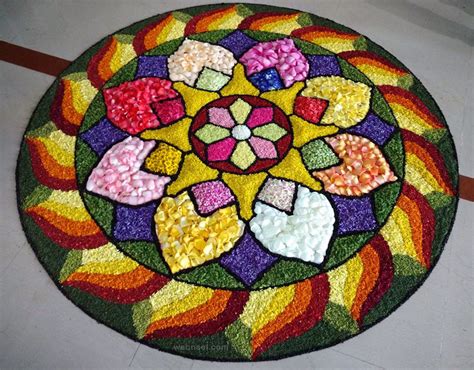 Onam Pookalam Art Award Winning 13