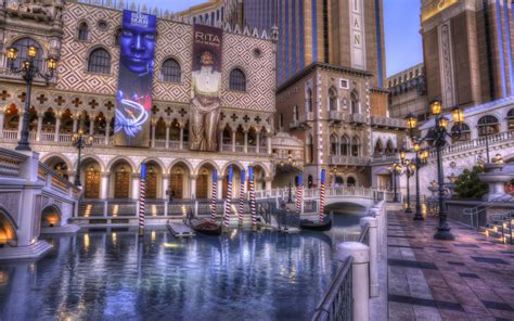 Download HDR Man Made The Venetian Las Vegas HD Wallpaper