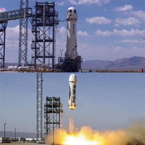 Jeff Bezos Rocket Looks Like / Jeff Bezos Is Going To Space On A Blue ...