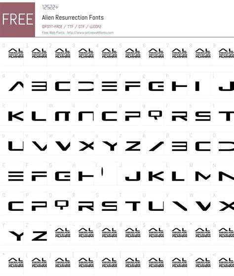 Alien Resurrection Fonts Free Download - OnlineWebFonts.COM