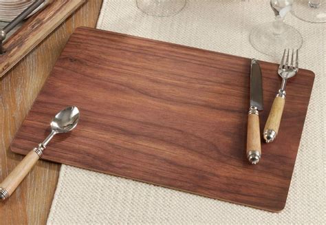 Fennco Styles Natural Wood Print Decorative Cork Placemats, Set of 4 - Walmart.com