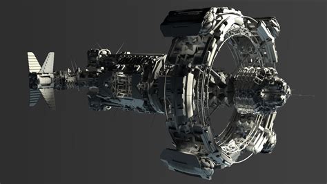 Space Ship 3D Model $18 - .obj .max .fbx - Free3D