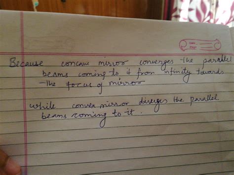 Which type of lens is converging and which type of mirror is converging?