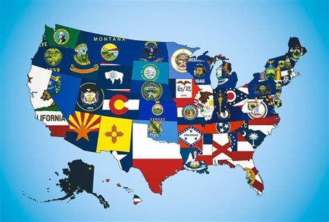 All 50 State Flags, Ranked | Us states flags, State flags, Flag