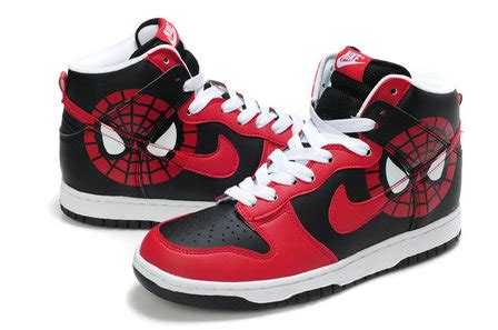 Cartoon Shoes ,Cartoon Nike Dunks ,Adidas ,Converse: Spiderman Nikes / Spider-man Nike SB /DC ...