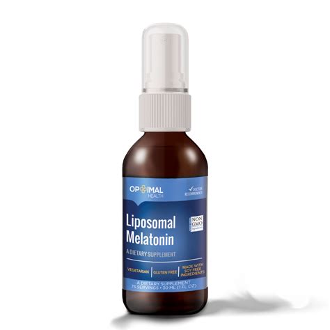 Liposomal Melatonin - Nighttime Natural Sleep Aid Support Supplement - – HrtORG