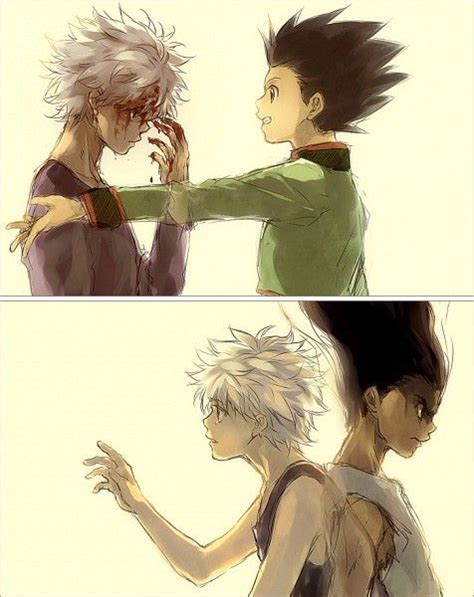 Gon & Killua ;_; | Hunter x Hunter Hisoka, Killua, Zoldyck, Hunterxhunter Gon, Hunter X Hunter ...