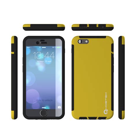 iPhone 6 Case, Ghostek Blitz yellow Case W/ Attached Screen Protector ...