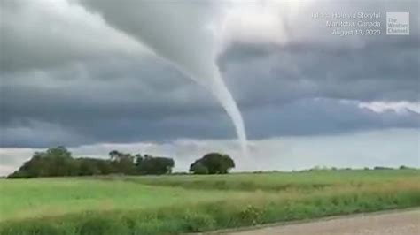 Stunning Sight as Tornado Touches Down in Canada - Videos from The ...