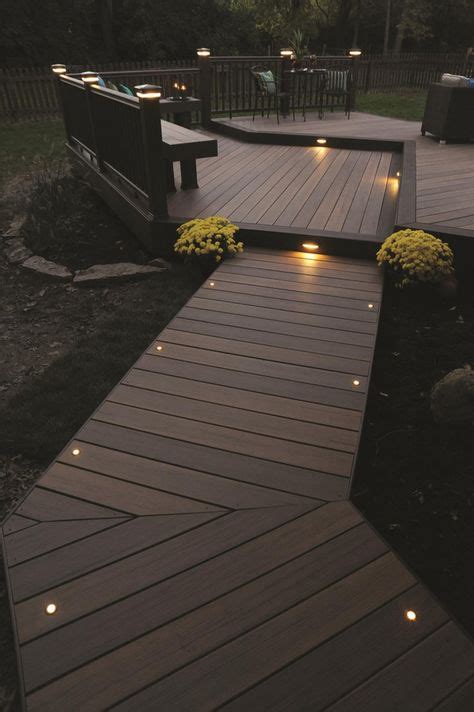 33 Perfect Walkway Landscape Lighting Ideas 26 in 2019 | Patio deck designs, Backyard ...