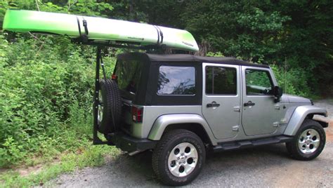 Jeep Kayak Rack for soft top Jeep Hitchmount Rack Sport rack | Kayak rack, Jeep camping, Kayaking