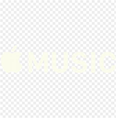 White Apple Music Logo Transparent