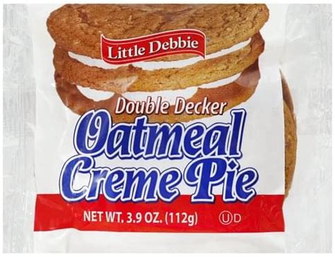 Little Debbie Double Decker Oatmeal Creme Pies - 3.9 oz, Nutrition Information | Innit