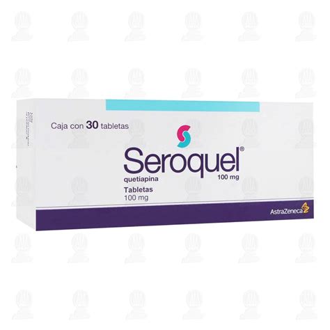 Seroquel 100 mg, 30 Tabletas.