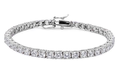 6.50Ct Round Cz .925 Sterling Silver Tennis Bracelet 7" SBC1384 - C511J5CFT25 | Jewelry ...