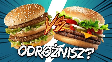 BIG MAC vs WHOPPER - czy odróżnisz? - YouTube