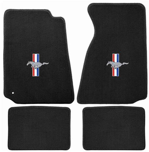 Lloyd Mats Mustang Logo Floor Mats - Custom Ford Logo Car Mats