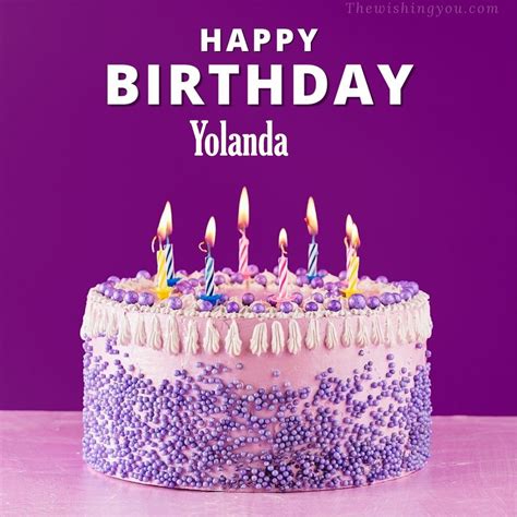 100+ HD Happy Birthday Yolanda Cake Images And Shayari