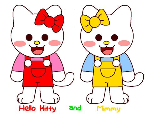 Hello Kitty and Mimmy by Cuddlesnam on DeviantArt