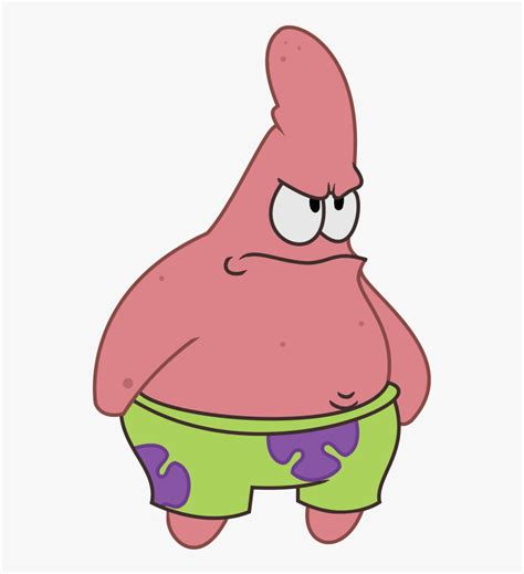 I Am Angry So I Made An Angry Patrick - Angry Patrick Png, Transparent Png - kindpng