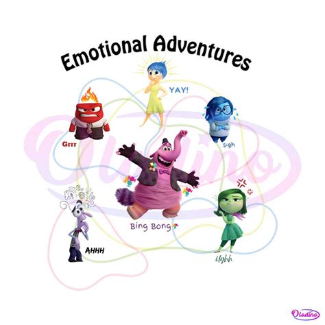 Emotional Adventures Inside Out Characters PNG Download
