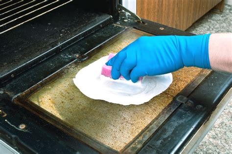 How to Clean Brown Stained Oven Door Glass